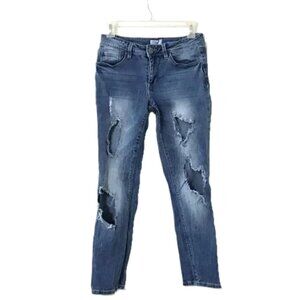Juniors YMI Distressed Jeans S, 28" Waist